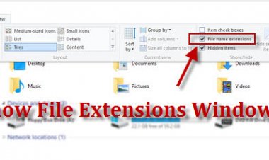 View File Extensions (Windows 10)
